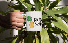 Plant Mama Terra-cotta Flower Pot Mug | Plant Lady Mug | Gifts for Her