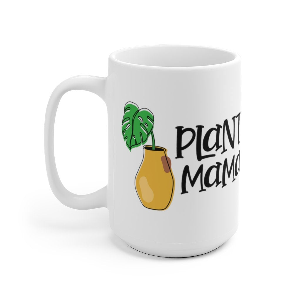 Plant Mama Terra-cotta Flower Pot Mug | Plant Lady Mug | Gifts for Her