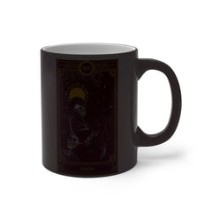 Death Tarot Card Mug, Occult skeleton tarot card Coffee mug, The Death Tarot mug, witchy mug, witchy tarot card mug, the death mug