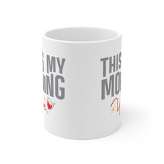 This Is My Morning Wine Funny Coffee Mug | Gift For Wine Lover | Gift For Coffee Lover | Wine Lover Gift | Gift For Friend | Gift For Mom