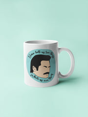 Parks And Recreation, Parks And Rec, Ron Swanson, Leslie Knope, Parks and Recreation Mug, Ron Swanson Mug, Ron Swanson Quote, Funny Mug