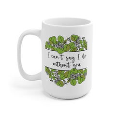 Personalised Will you be my Bridesmaid Mug with Greenery Eucalyptus Botanical Detail - Tea Mug - Coffee Mug - Bridesmaid Proposal Mug