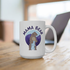 Mama Bear mug, Mama Bear, Mammy mug, Gift for Mum, Baby shower gift, Baby Shower, Baby shower gifts, Mothers day White Ceramic Mug