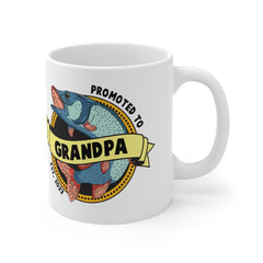 Promoted to Grandpa Coffee Mug New Grandpa Gift Pregnancy Reveal Mug Baby Announcement Gift New Grandfather Gift Grandpa Mug 11oz