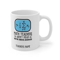 Math Teacher Travel Cup - Funny Teacher Appreciation Gift - 20 oz Travel Mug - Smooth Printed Design Mug 11oz