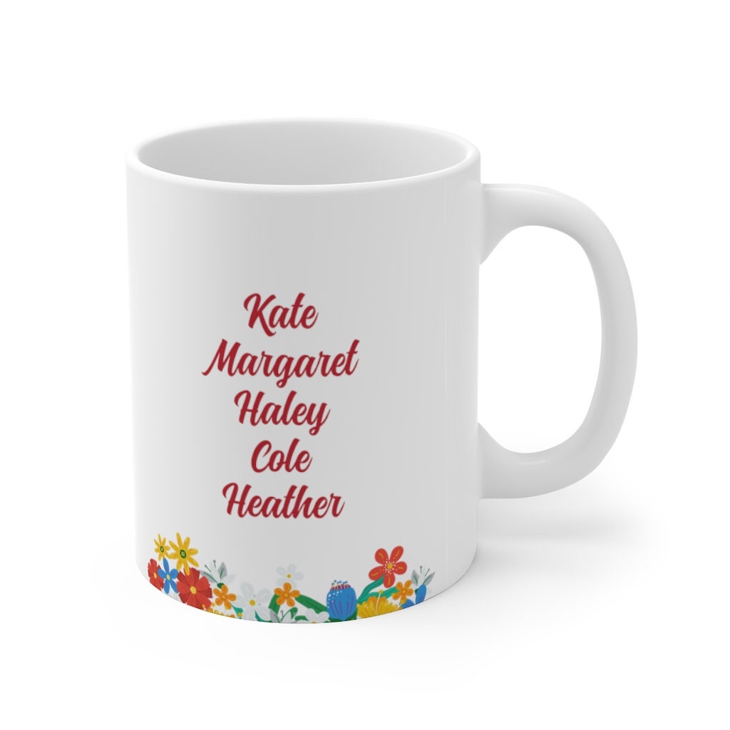 Grandma Coffee Mug | Personalized Mug with Kids Names | Mother's Day Gift | Gift for Grandma | Mothers Day Mug | Grandma Mug 11oz