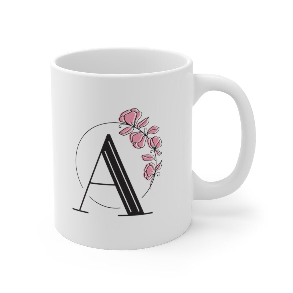 Bridesmaid Gifts Personalized - Simple Classic Wedding Party Gift - Smooth Printed Finish Mug 11oz
