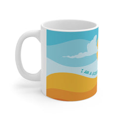 I Am a Goddamn Ray of Sunshine - Wrap Around - Color Accent Mug 11oz