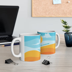 I Am a Goddamn Ray of Sunshine - Wrap Around - Color Accent Mug 11oz