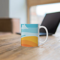 I Am a Goddamn Ray of Sunshine - Wrap Around - Color Accent Mug 11oz