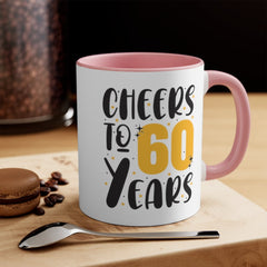 Cheers to 60 years wine tumbler 60th birthday gifts for friend - smooth printed design