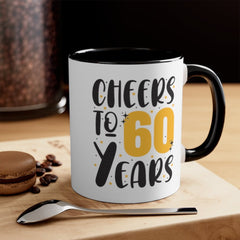 Cheers to 60 years wine tumbler 60th birthday gifts for friend - smooth printed design