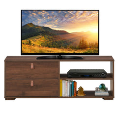 Entertainment Media TV Stand with Drawers This stylish TV stand will add plenty of storage space and glamour to your home! Made of premium,