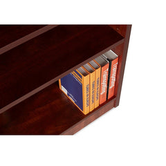 5 Shelves Standard Bookcase Adjustable Layers Help Reduce Any Potential Bowing Due to Loading, and is Available for Placing Massive Books