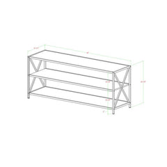 Barnwood Etagere Bookcase Three Shelves Perfect for Tucking Away Accessories in the Foyer or Displaying Potted Plants and Family Photos