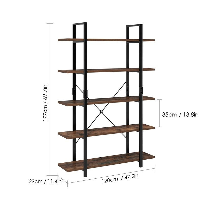 Standard Bookcase Bookshelf Displays Panels and Black Iron Support Make the Whole Shelf Elegant and Practical Decorating your Home