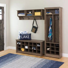 Wooden Standing Sybil Shoe Storage Bench