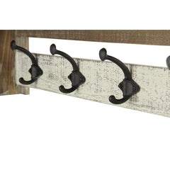 Nicola Wall Mounted Coat Rack A smooth top shelf provides additional storage and display option