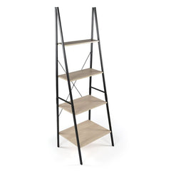Ladder Bookcase Great in your Living Room, Office, or Den 4 Versatile Shelves can be Used for Decorative, Storage, and Organizational