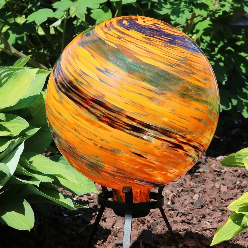 Gazing Ball Enhance Your Backyard Or Patio With A Colorful Gazing Ball Globe Perfect Addition To A Garden Bed Or Lawn