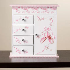 Westman Ballerina Musical Jewelry Box with Door