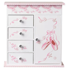 Westman Ballerina Musical Jewelry Box with Door