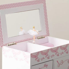 Westman Ballerina Musical Jewelry Box with Door