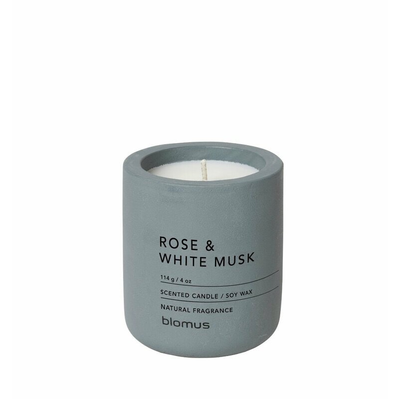 Small Rose & White Musk Scented Jar Candle Candles Contain No Palm, Have Extremely Low Soot Production, And Are Environmentally Friendly