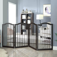 Free Standing Pet Gate Freestanding Pet Gate. Four Panels That You Can Fold And Angle To Suit Your Space. Two Support Legs