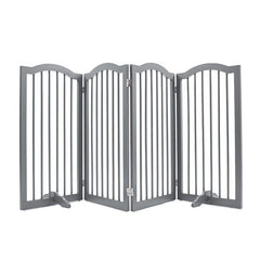 Free Standing Pet Gate Freestanding Pet Gate. Four Panels That You Can Fold And Angle To Suit Your Space. Two Support Legs