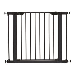 Steel Pressure Mounted Pet Gate Keep Your Pet Safe And Sound with This Freestanding Pet Gate Place It At The Entrance of Your Living Room