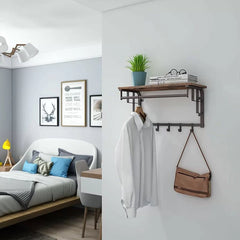 Tovar Wall Mounted Coat Rack Replace your wall art with something both useful and attractive - wall mounted coat rack