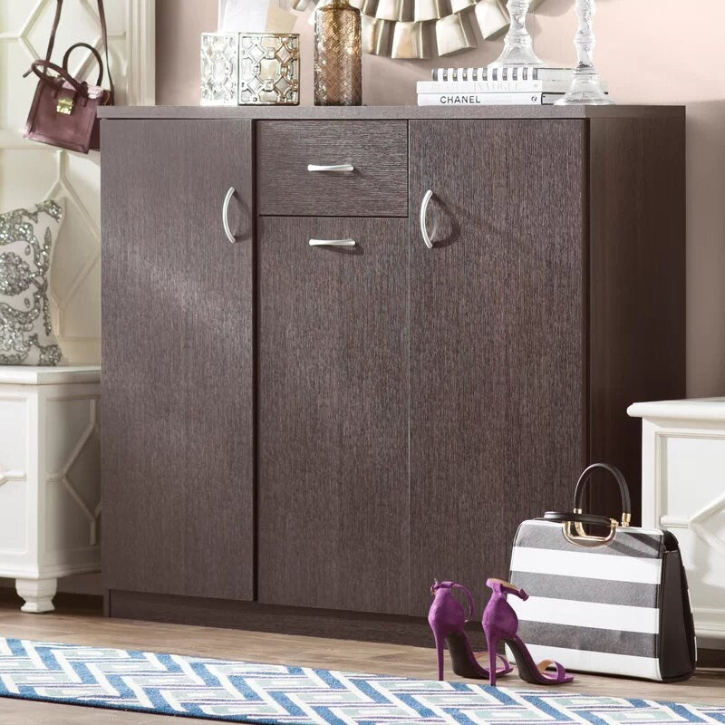 30 Pair Shoe Storage Cabinet This cabinet, sized to fit neatly into the entryway or mudroom, is a perfect pick