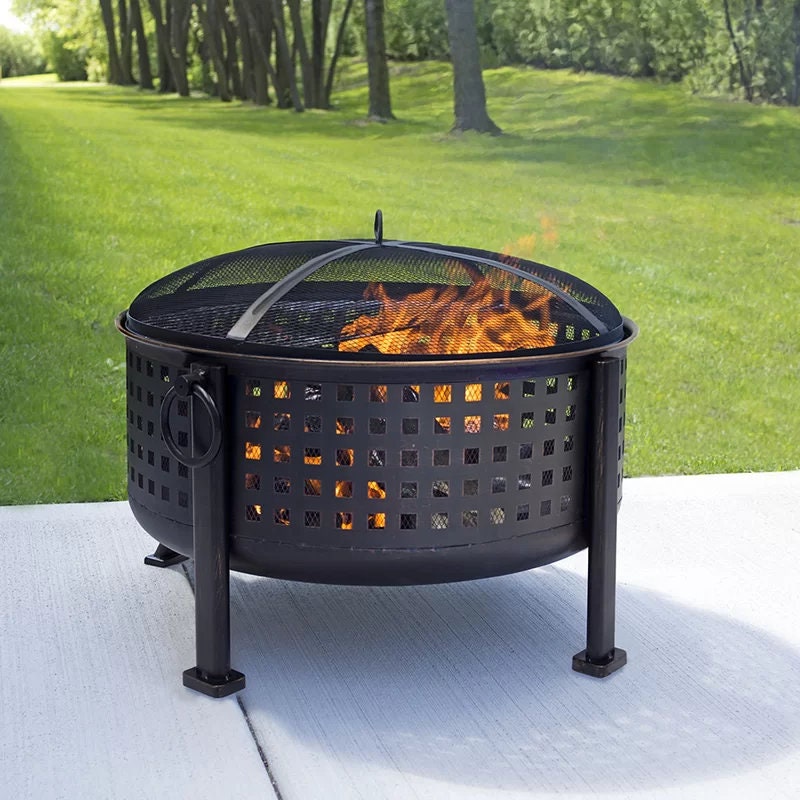 Traditions Steel Wood Burning Fire Pit