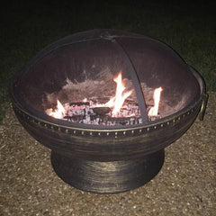 Tuscola Firebowl Steel Wood Burning Fire Pit