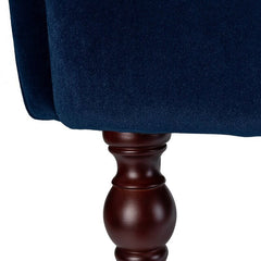 Tufted Velvet Armchair This Elegant Accent Chair Updates The Classic Armchair with Dramatic Curves and Embracing Comfort