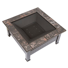 Adonis Steel Wood Burning Fire Pit Table