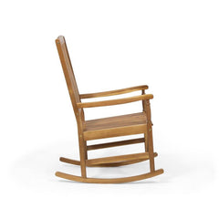Teak Outdoor Rocking Solid Wood Chair Rocking Chair That Allows You To Set up a Cozy Corner for Well-Deserved Relaxation