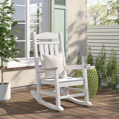 Outdoor Presidential Rocking Plastic Chair Perfect Any Outdoor Space Would Comfortable Rockers Were Strategically Placed Throughout The Set
