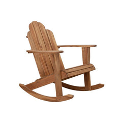 Outdoor Rocking Solid Wood Chair Perfect for Adding Seating to Any Patio or Outdoor Space Smooth Rocking Motion