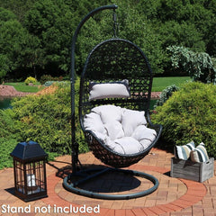 Porch Swing  Hanging Egg Chair Hammock. Great for Patios or Porches, Indoor Seat for The Bedroom or Living room