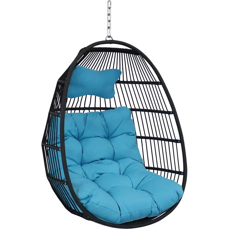 Porch Swing  Swing Chair with Cushions is the Perfect Place to Lounge and Relax After a Hard Day. It is Great for Reading a Book or Sitting