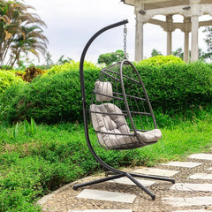 Porch Swing with Stand Makes a Wonderful Addition To The Patio, Deck, Garden, Yard, Backyard, Porch, Bedroom