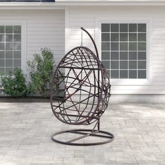 Brown Porch Swing with Stand Great Your Backyard or Patio Space With This Charming and Fun Hanging Chair