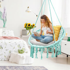 Porch Swing Relax and Rejuvenate with this Hammock Chair This Hanging Hammock Swing is Perfect for a Quick Snooze or a Leisurely