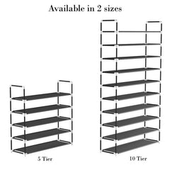 Standing shoe storage 10-Tier 50 Pair Shoe Rack