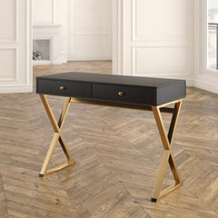 Dayne Desk For Storage, Two Drawers on Metal Glides. Storage for Pens, Pencils Perfect for your Home