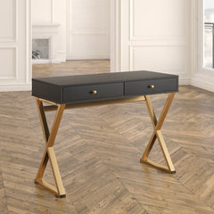 Dayne Desk For Storage, Two Drawers on Metal Glides. Storage for Pens, Pencils Perfect for your Home