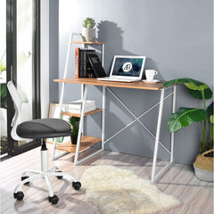 Writing Desk Give Your Workspace Wide Tabletop and an Open Shelving Unit on One Side Offer Ample Storage Space.