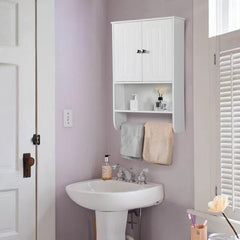 Wooden Bathroom Cabinet Toilet paper stand bathroom decor Aquilina 19.1'' W x 28.7'' H x 5.5'' D